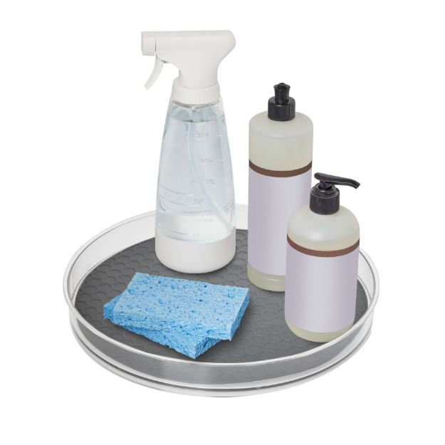 Olexus Plastic Lazy Susan Organizer, 12.25" W