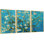 "Van Gogh", ensemble de 3 reproductions d'art encadrées en aluminium sur toile