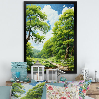 Green Tree Oak Enchantment I, reproduction d'art sur toile