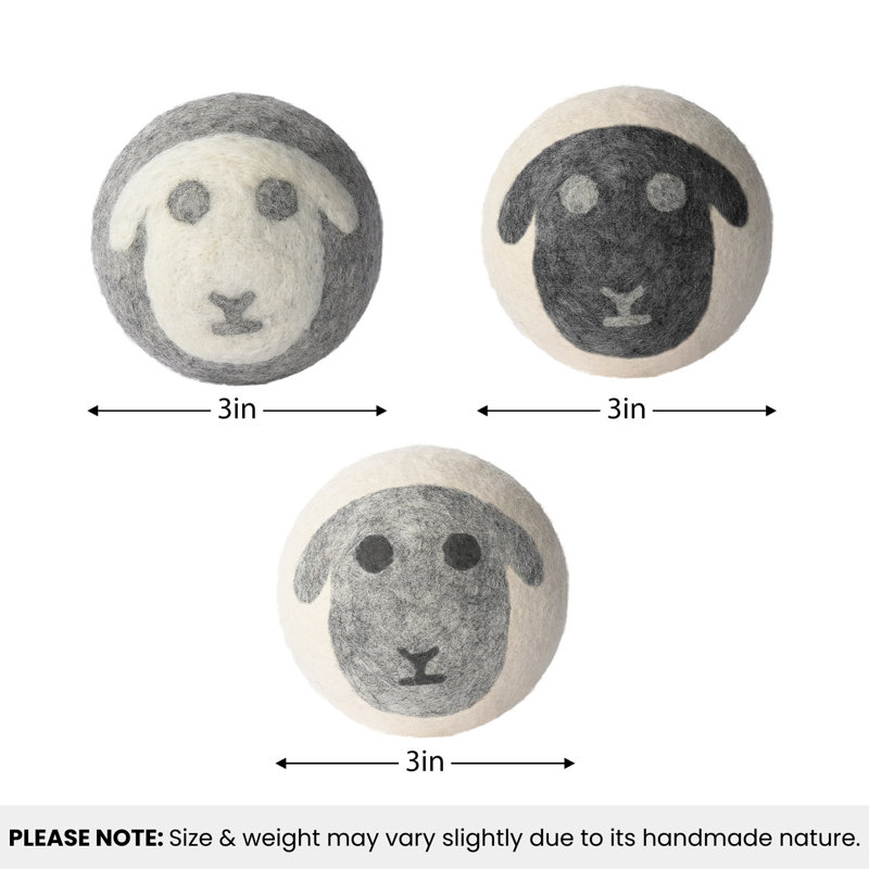 Ensemble de 3 boules de séchage MODWOOL