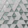 Kaikos 1.75" Triangle Glass and Stone Mosaic Tile