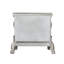 Élégante table de chevet de luxe dans une teinte blanc os rétro, 2 tiroirs, style, l 32 po x P 20 po H 31 po, glissières à roulement, en bois traditionnel avec blanc-421764090