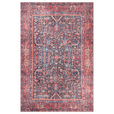Luxurious Machine Washable Carpet, 100% Polyester, 7.5 x 10.8 Feet | Pile Height: 0.2 Inches, 1850 g/m² | Recycled Poly Cotton Underside, Easy Care, Perfect for Living Room & Bedroom, Soft & Durable Design