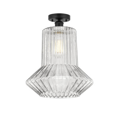 Perri Glass Semi Flush Mount