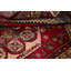 Tapis unique en laine noué à la main rouge Hamedan des années 1960 de 4 pi 3 po x 6 pi 4 po Calcidon