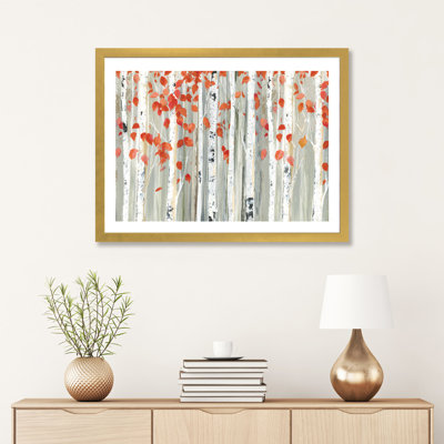 " Red Leaves " Watercolor Painting