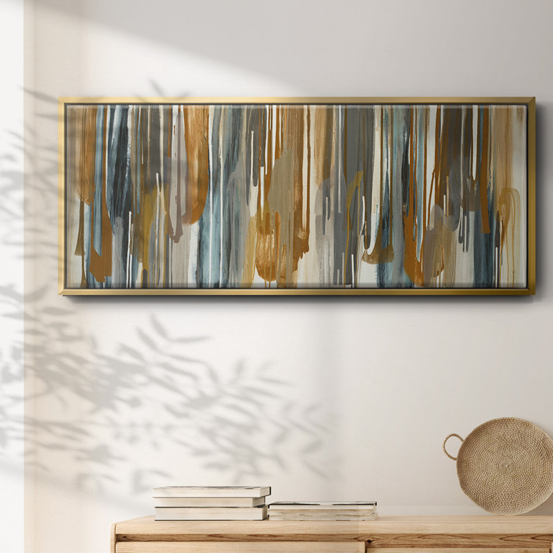 Optical Illusion- Framed Canvas, 8" H x 20" W