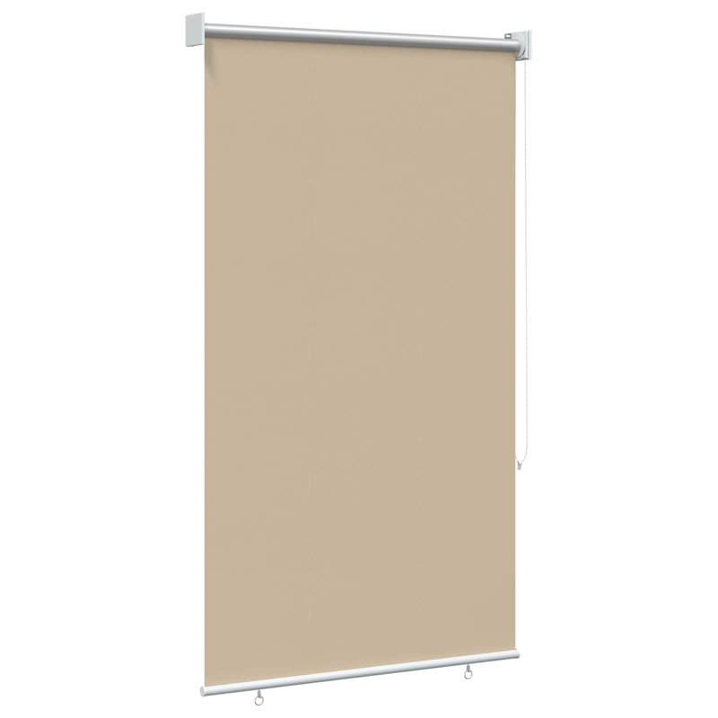 Roller Blind, 100" W x 140" L, Beige