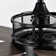 52-Inch 5-Blade Lighted Ceiling Fan With Remote Control , Glass Shade  --Matte Black