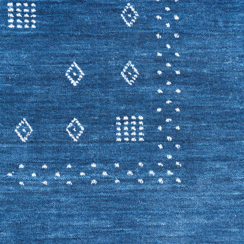 Simi Hand Knotted Cotton/Wool Southwestern Area Rug, Pink, Rectangle 4' x 6'