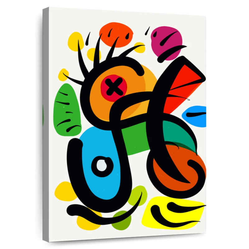 Avery Organic Abstract Shapes, 36" H x 24" W