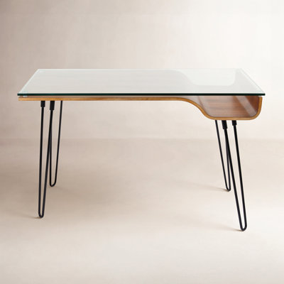 Alem Metal Base Writing Desk