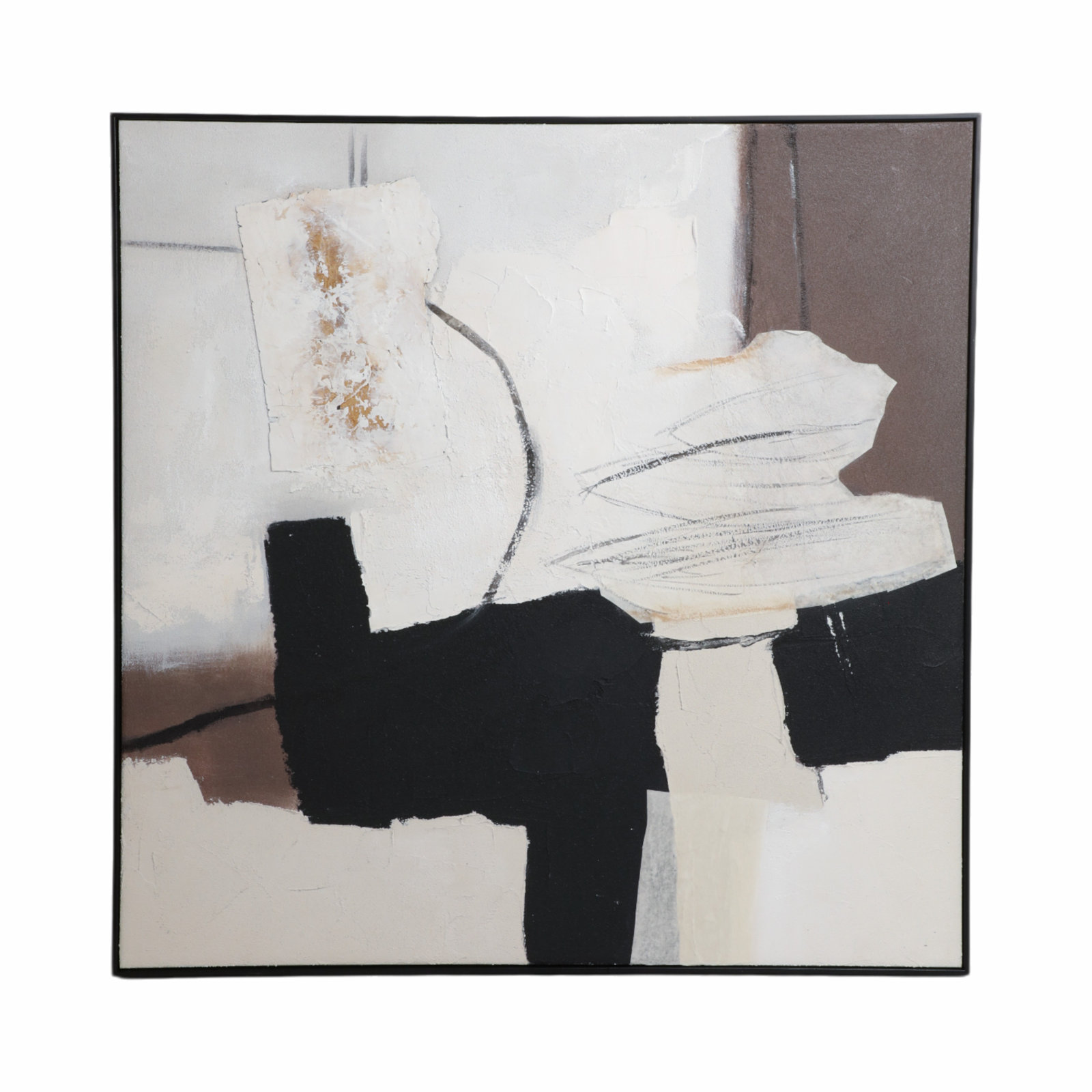 Tiago Hand-Painted Canvas Painting