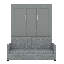 Lit escamotable mural Murphy avec coussin-859075535