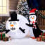 Christmas LED Lights Snowmen Nativity Set