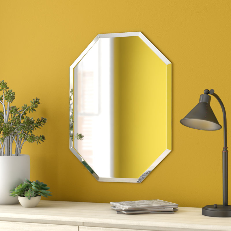 Miroir de salle de bain Locust Grove, H 28 po x l 28 po