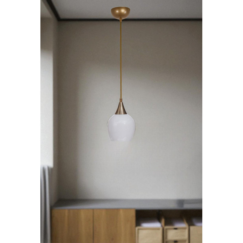 Lustre, Blanc / Doré