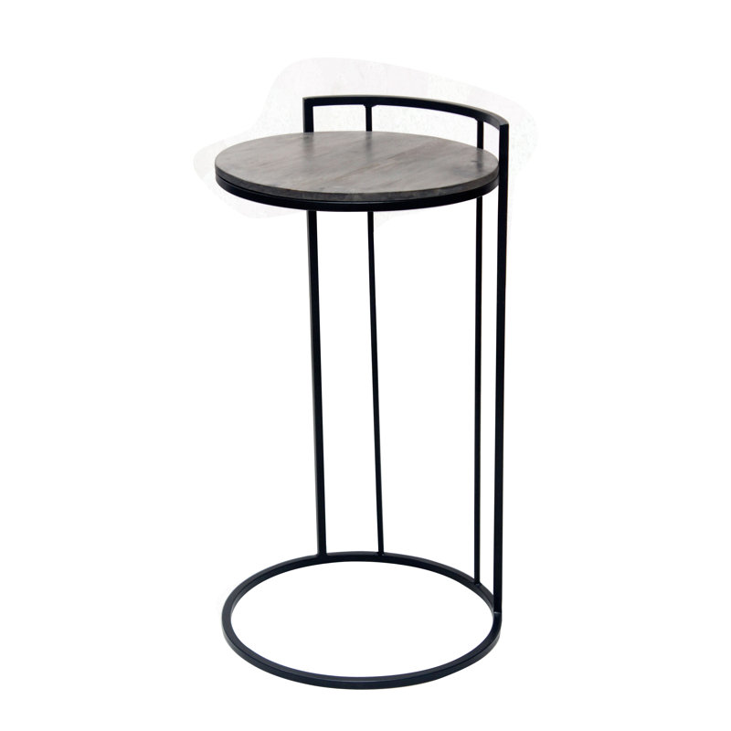 Monroy Solid Wood Top End Table