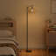160cm Polished Torchiere Floor Lamp