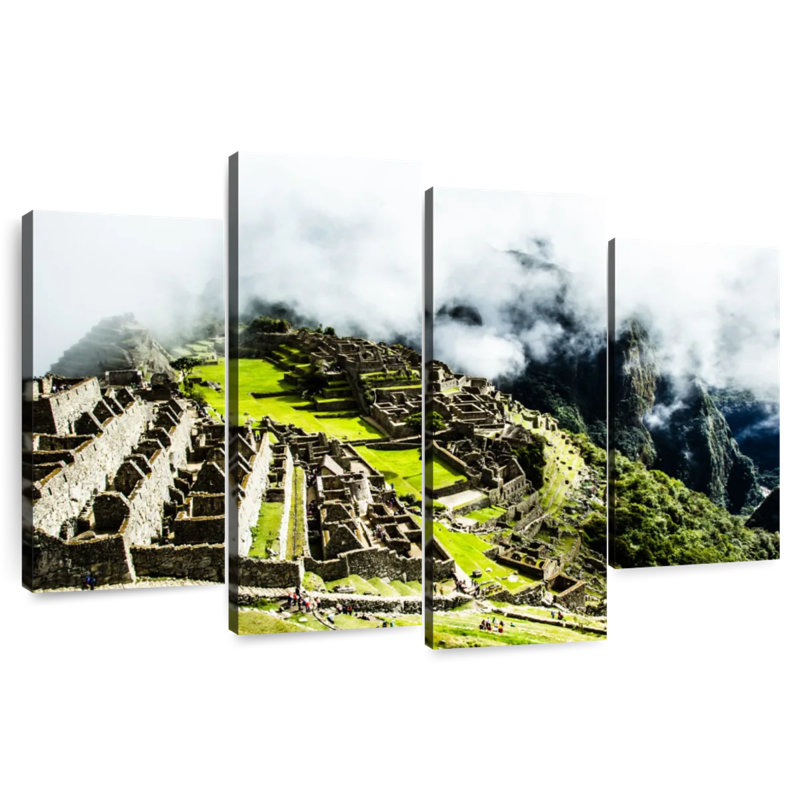 Lilie, ville inca du Machu Picchu, H 42 po x l 68 po