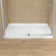 48'' W X 34'' D Alcove Acrylic Shower Base Rectangular Single Threshold White Drop-in Shower Pan with Center Drain Cover