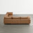 Solena 5-Piece Genuine Leather Corner Sectional With Solid Wood Base-673792978