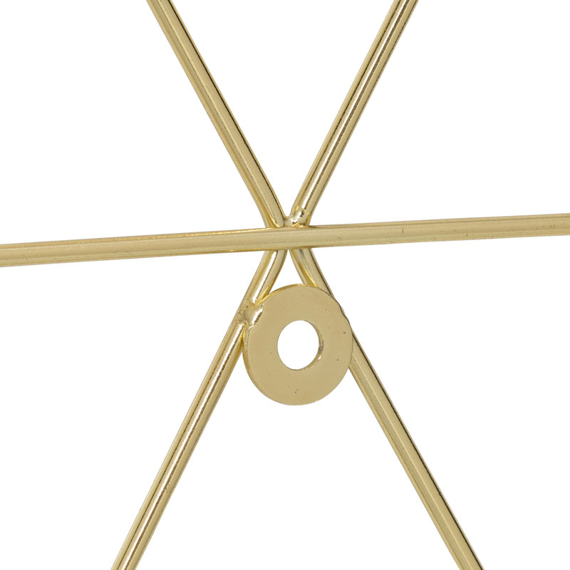 Glam Abstract Wall Decor on Metal