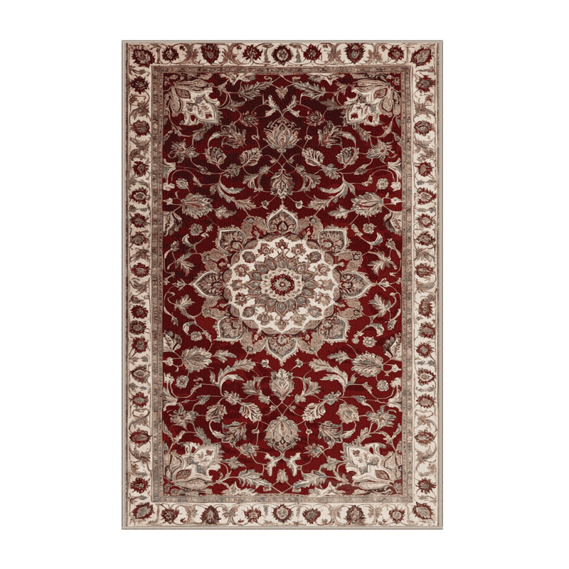 Machine Washable Persian Brown Area Rug, Rectangle 2' x 3'