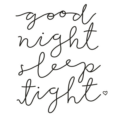 Goodnight Sleep Tight - Wrapped Canvas Print