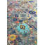 Tapis gris unique en son genre 8 pi x 9 pi 9 po New Age