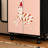 French Cute Cat Solid Wood Entryway Shoe Cabinet-527503725
