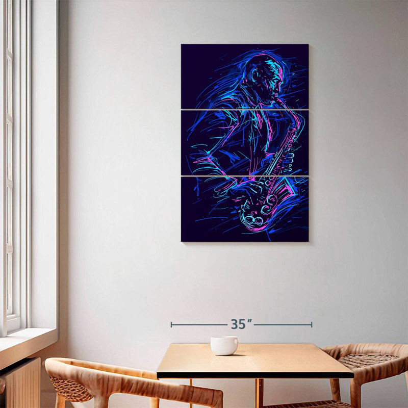 Abarca Abstract Jazz, 57" H x 36" W