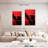 Abarca Saxophone Silhouette On Red-108547628