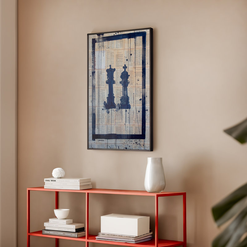 «French King + Queen» par Kent Youngstrom, reproduction d'art, H 20 po x l 15 po