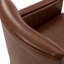 Fauteuil club pivotant en cuir Tessler-729486177