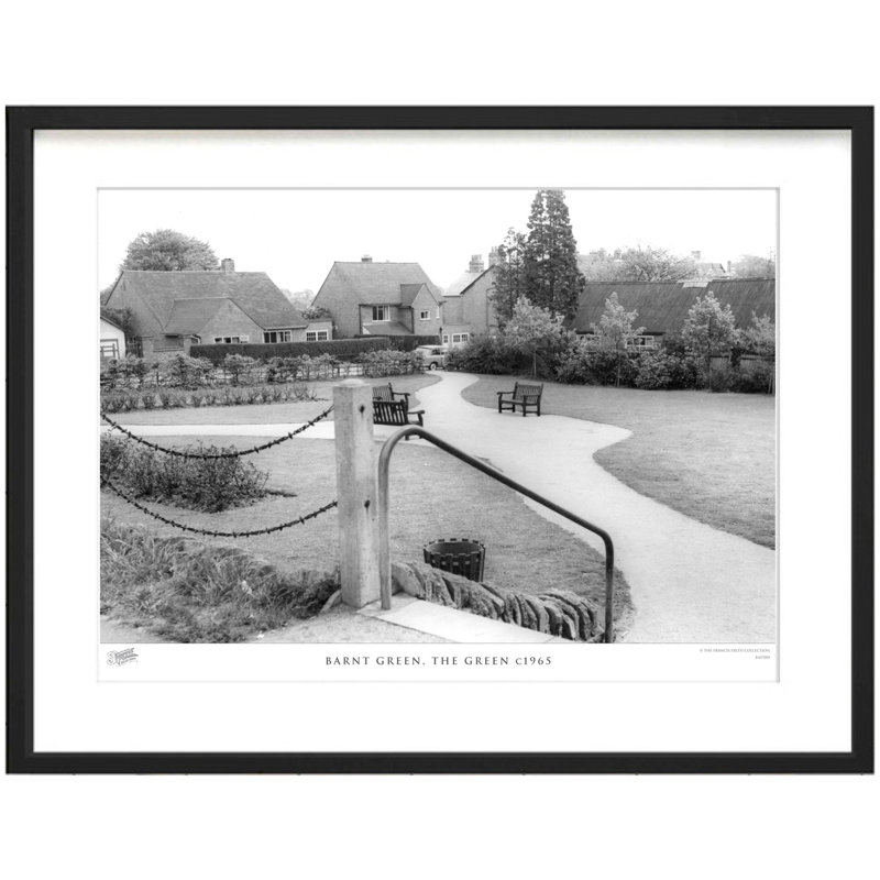 Barnt Green, The Green C1965 by Francis Frith - Single Picture Frame Print, 45cm H x 60cm W x 2.3cm D