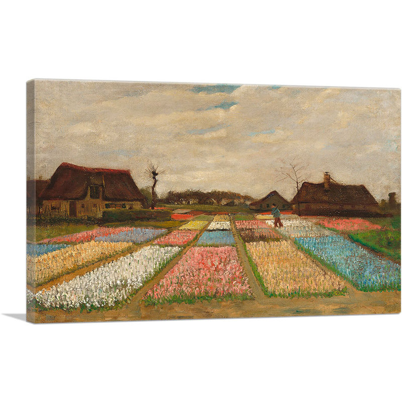 Flower Flower in Holland 1883 par Vincent Van Gogh, reproduction d'art sur toile tendue, H 12 po x l 18 po x P 0,75 po