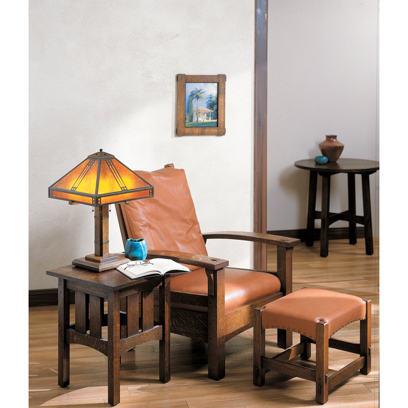 Prairie Table Lamp, 18.38" H x 13" W, Antique Brass, White Opalescent