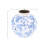 Dolohov Round Terracotta Vase with Transferware Pattern-2082782705