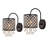 Erelina 6.3" W Dimmable Crystal Armed Sconce