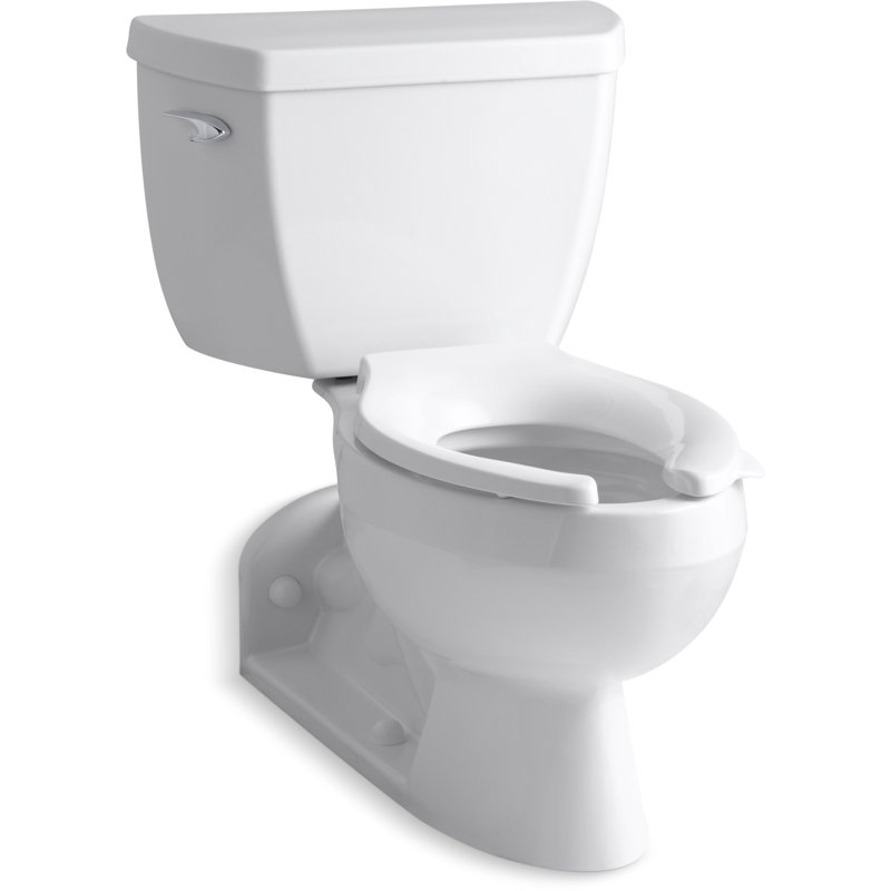 Barrington 1.6 GPF Elongated Two-Piece Toilet, White