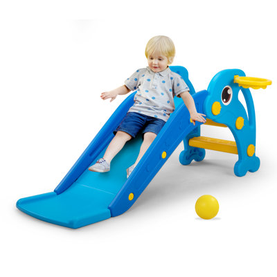 Ensemble de jeu 3 en 1 pour tout-petits, aire de jeu en plastique pour enfants
