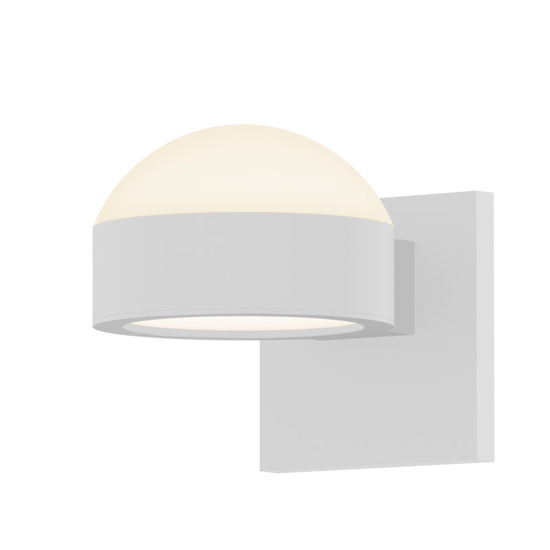 Applique murale d'extérieur 2 lumières Algarin, Blanc