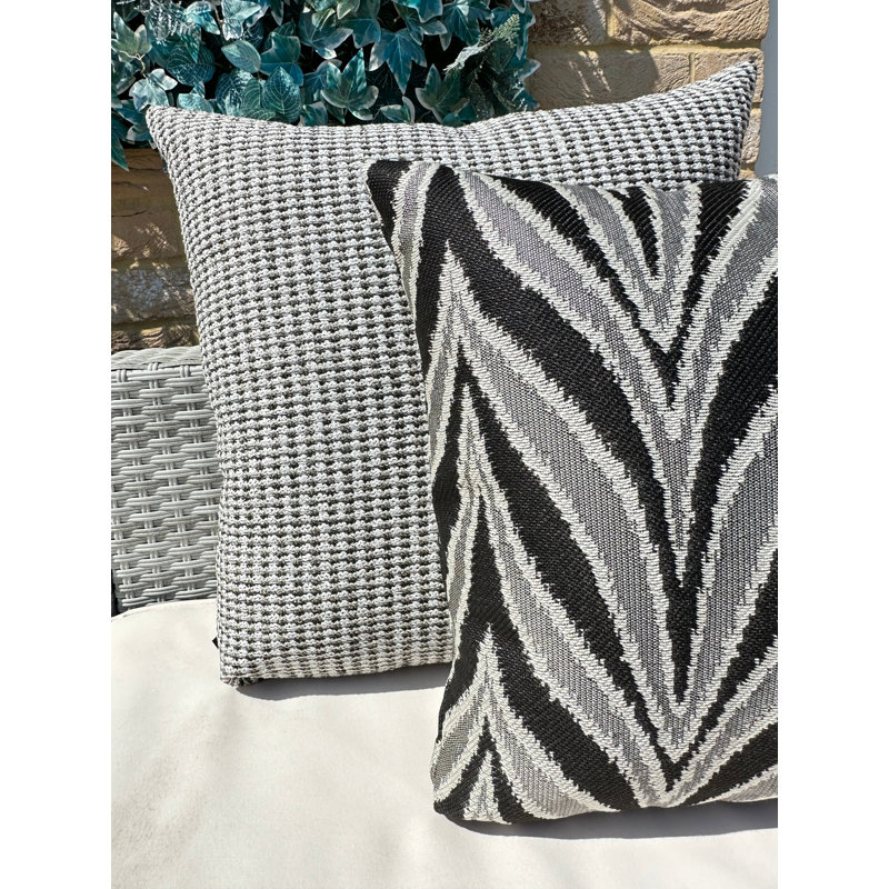 Abstract Beige Square Cushion Cover