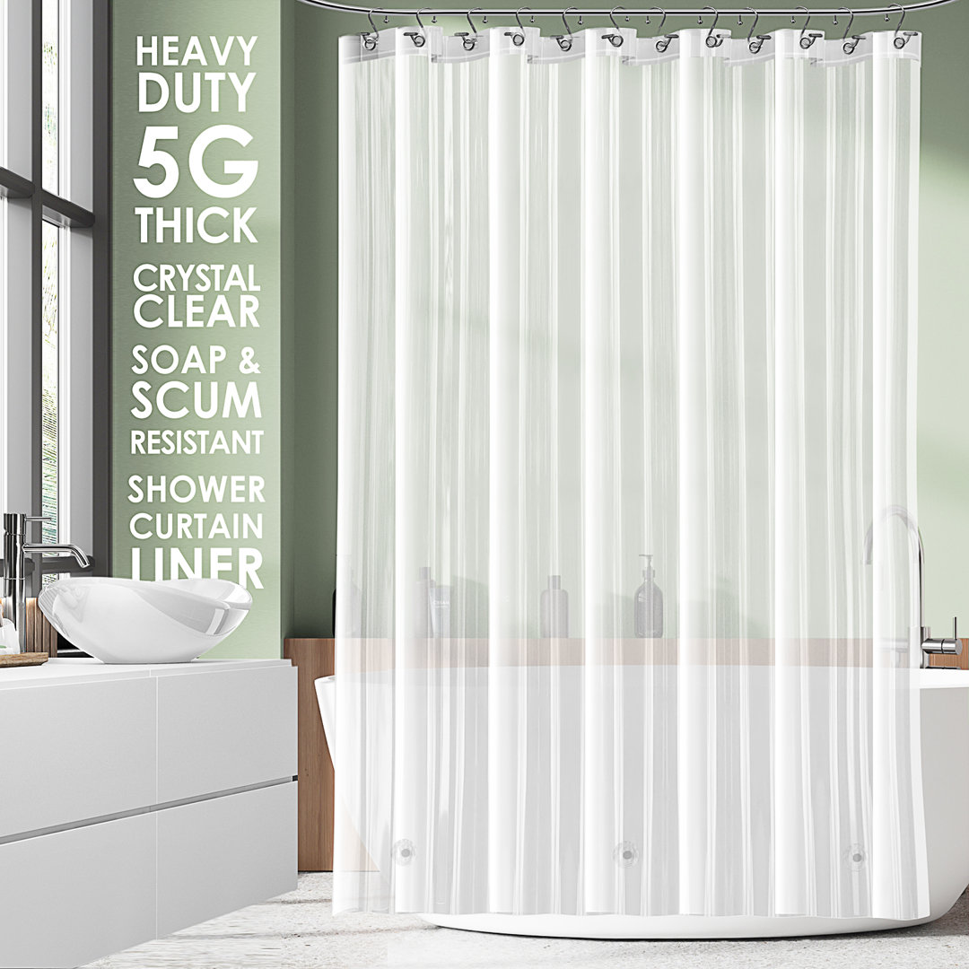 Clara Clark Heavy Duty Shower Curtain Liner Clara Clark 