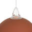 1-Light Simple Design Colorful Dome Pendant Light with Adjustable Height-127149933