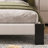Boucle King Rinaldi frame with Cube headboard