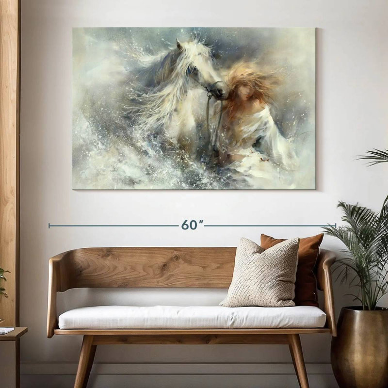Scene In Water, 34" H x 51" W