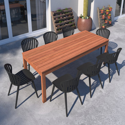 Ensemble repas d'extérieur 9 pièces Bischoff