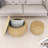 Round Storage End Table With Small Seat-1632160803-1632160801